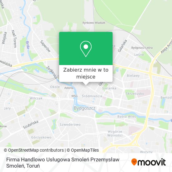 Mapa Firma Handlowo Usługowa Smoleń Przemysław Smoleń
