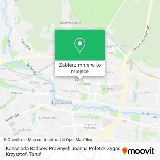 Mapa Kancelaria Radców Prawnych Joanna Połetek Żygas Krzysztof