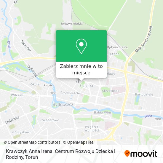 Mapa Krawczyk Anna Irena. Centrum Rozwoju Dziecka i Rodziny