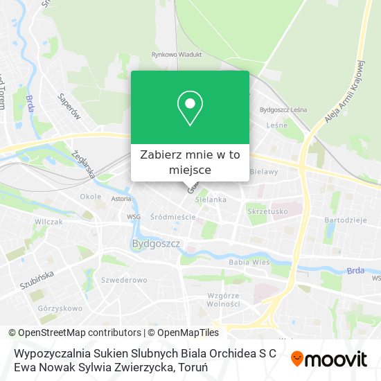 Mapa Wypozyczalnia Sukien Slubnych Biala Orchidea S C Ewa Nowak Sylwia Zwierzycka