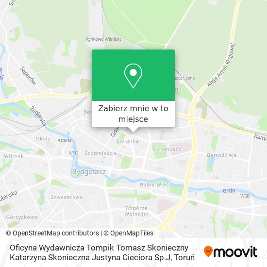 Mapa Oficyna Wydawnicza Tompik Tomasz Skonieczny Katarzyna Skonieczna Justyna Cieciora Sp.J