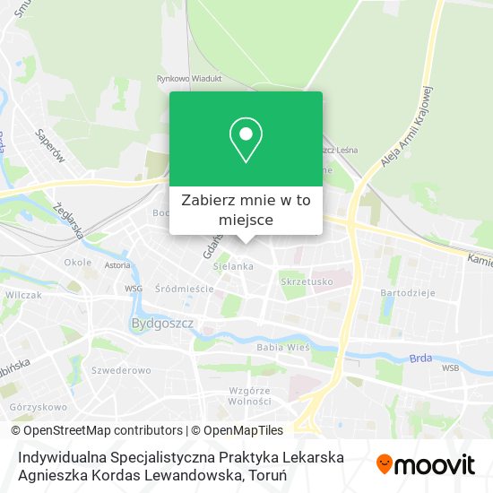 Mapa Indywidualna Specjalistyczna Praktyka Lekarska Agnieszka Kordas Lewandowska