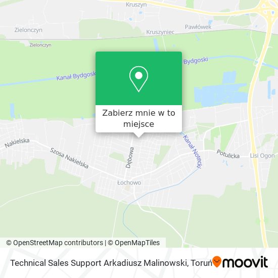 Mapa Technical Sales Support Arkadiusz Malinowski