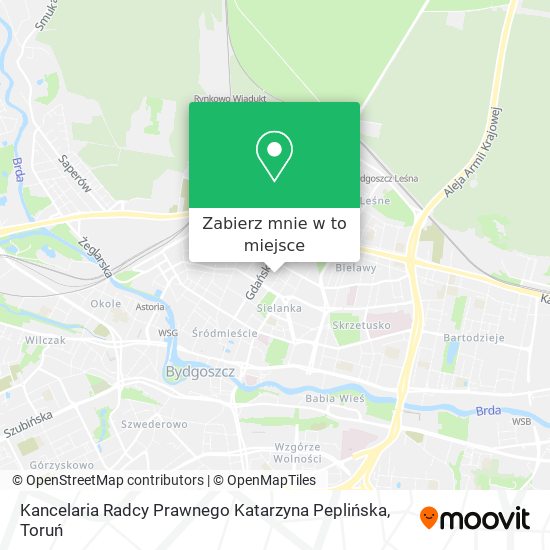 Mapa Kancelaria Radcy Prawnego Katarzyna Peplińska