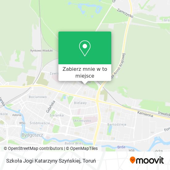Mapa Szkoła Jogi Katarzyny Szyńskiej
