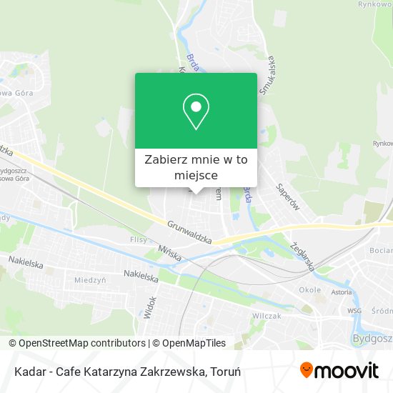 Mapa Kadar - Cafe Katarzyna Zakrzewska