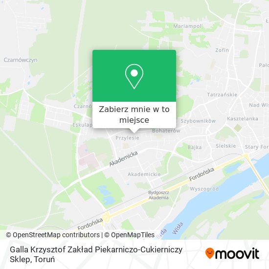 Mapa Galla Krzysztof Zakład Piekarniczo-Cukierniczy Sklep