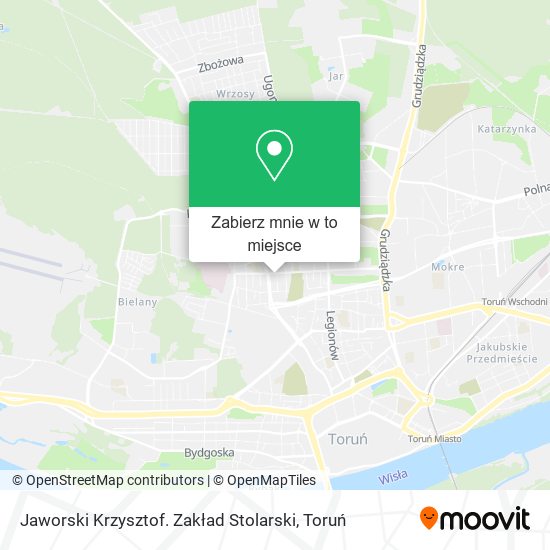 Mapa Jaworski Krzysztof. Zakład Stolarski