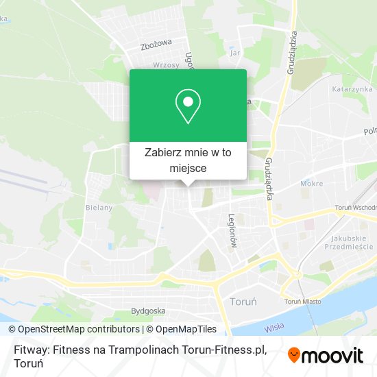 Mapa Fitway: Fitness na Trampolinach Torun-Fitness.pl