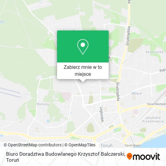 Mapa Biuro Doradztwa Budowlanego Krzysztof Balczerski