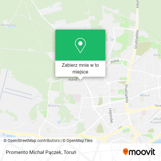 Mapa Promento Michał Pączek