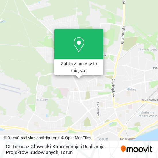 Mapa Gt Tomasz Głowacki-Koordynacja i Realizacja Projektów Budowlanych