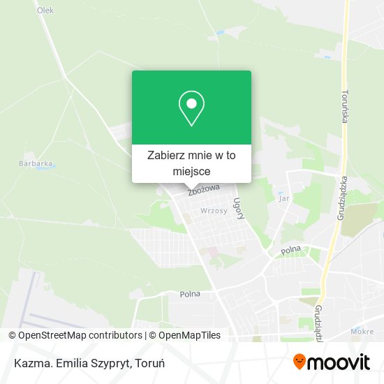 Mapa Kazma. Emilia Szypryt