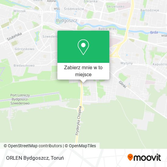 Mapa ORLEN Bydgoszcz