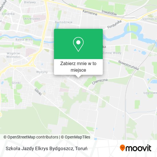 Mapa Szkoła Jazdy Elkrys Bydgoszcz