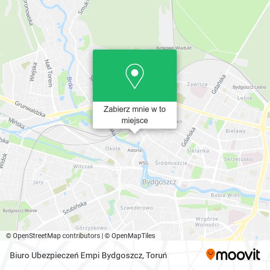 Mapa Biuro Ubezpieczeń Empi Bydgoszcz