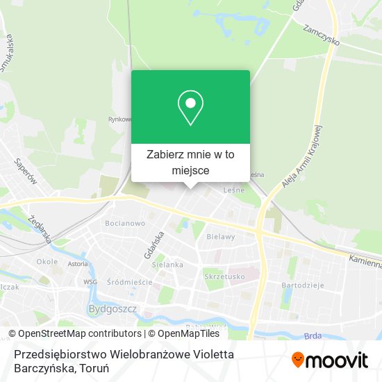 Mapa Przedsiębiorstwo Wielobranżowe Violetta Barczyńska