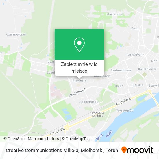 Mapa Creative Communications Mikołaj Mielhorski