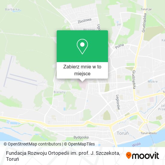 Mapa Fundacja Rozwoju Ortopedii im. prof. J. Szczekota