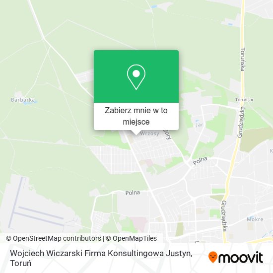 Mapa Wojciech Wiczarski Firma Konsultingowa Justyn