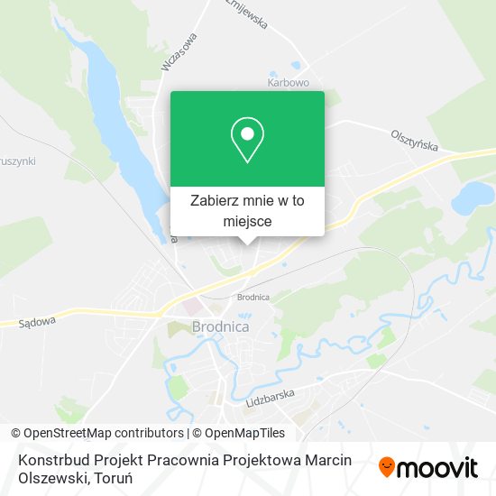 Mapa Konstrbud Projekt Pracownia Projektowa Marcin Olszewski