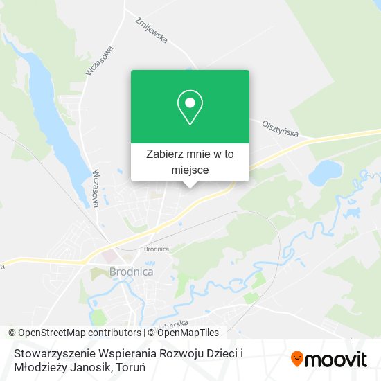 Mapa Stowarzyszenie Wspierania Rozwoju Dzieci i Młodzieży Janosik