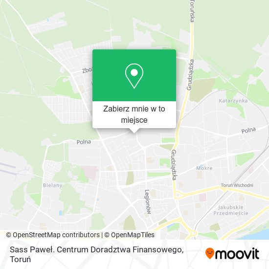 Mapa Sass Paweł. Centrum Doradztwa Finansowego
