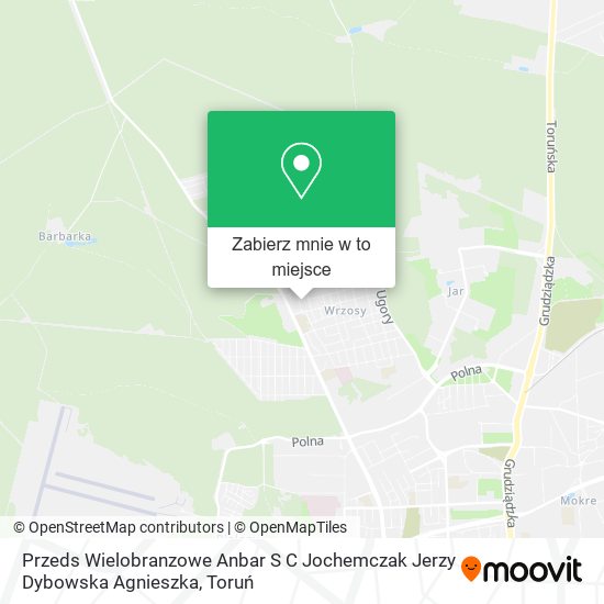 Mapa Przeds Wielobranzowe Anbar S C Jochemczak Jerzy Dybowska Agnieszka