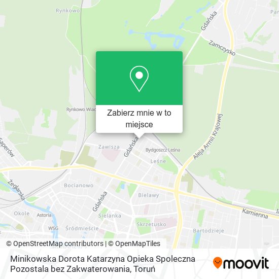Mapa Minikowska Dorota Katarzyna Opieka Spoleczna Pozostala bez Zakwaterowania