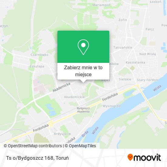 Mapa Ts o/Bydgoszcz 168