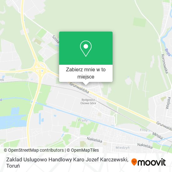 Mapa Zaklad Uslugowo Handlowy Karo Jozef Karczewski