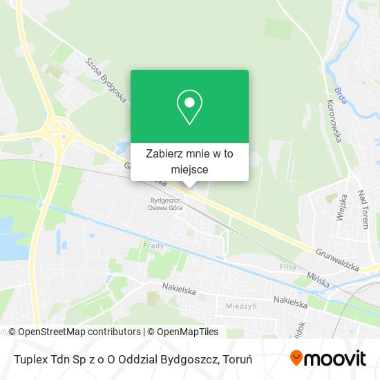 Mapa Tuplex Tdn Sp z o O Oddzial Bydgoszcz