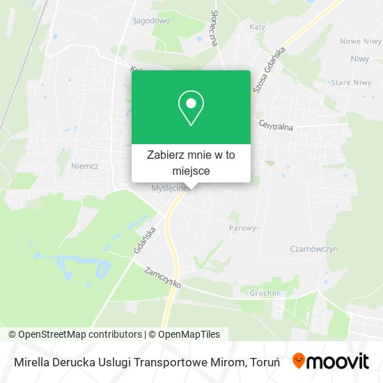 Mapa Mirella Derucka Uslugi Transportowe Mirom