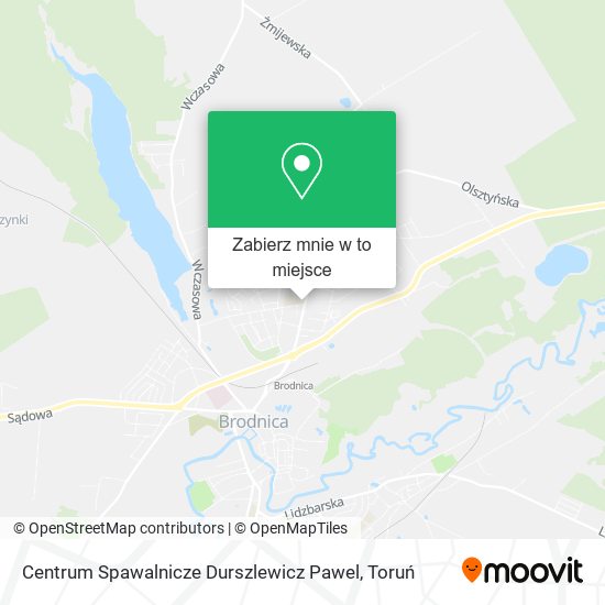 Mapa Centrum Spawalnicze Durszlewicz Pawel