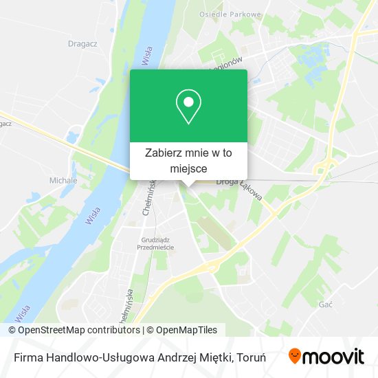 Mapa Firma Handlowo-Usługowa Andrzej Miętki
