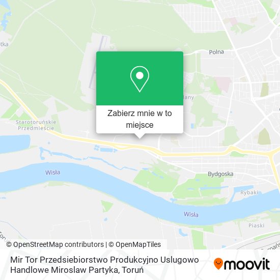 Mapa Mir Tor Przedsiebiorstwo Produkcyjno Uslugowo Handlowe Miroslaw Partyka