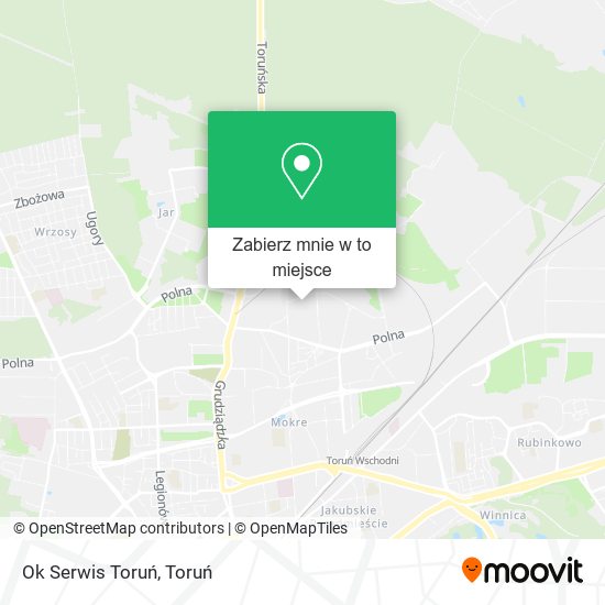 Mapa Ok Serwis Toruń