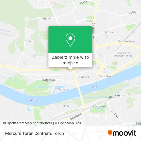 Mapa Mercure Toruń Centrum