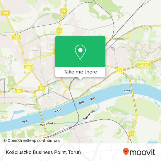 Mapa Kościuszko Business Point