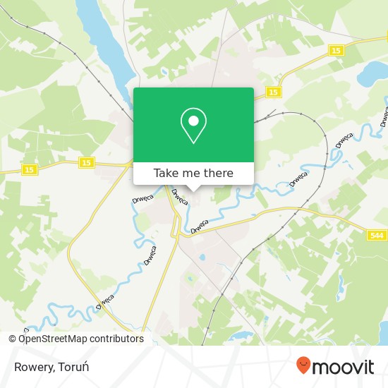 Mapa Rowery