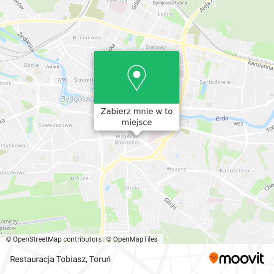 Mapa Restauracja Tobiasz