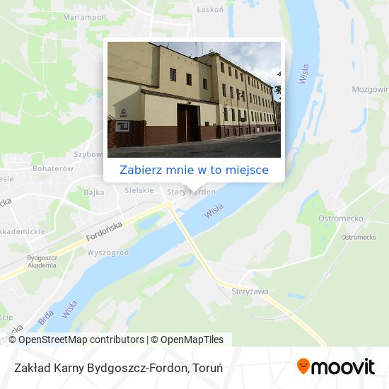 Mapa Zakład Karny Bydgoszcz-Fordon