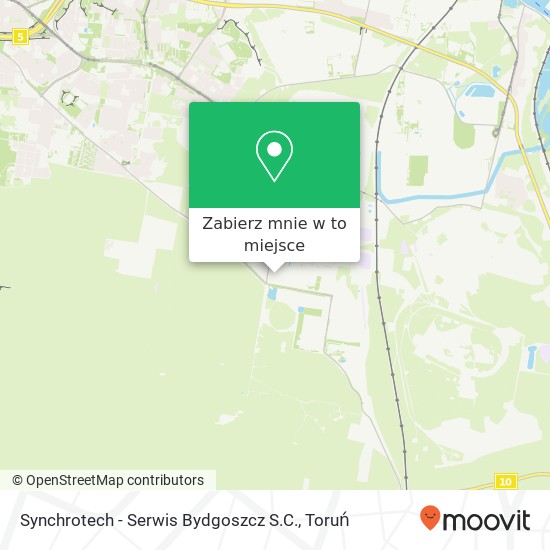 Mapa Synchrotech - Serwis Bydgoszcz S.C.