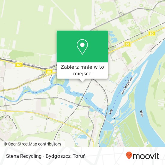 Mapa Stena Recycling - Bydgoszcz