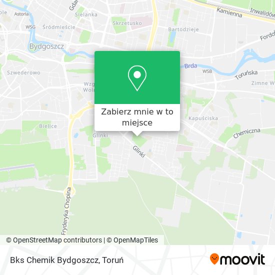 Mapa Bks Chemik Bydgoszcz