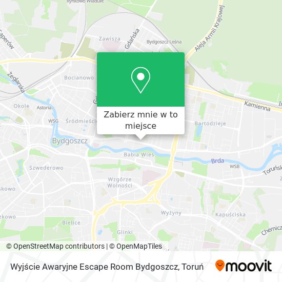 Mapa Wyjście Awaryjne Escape Room Bydgoszcz