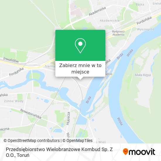 Mapa Przedsiębiorstwo Wielobranżowe Kombud Sp. Z O.O.