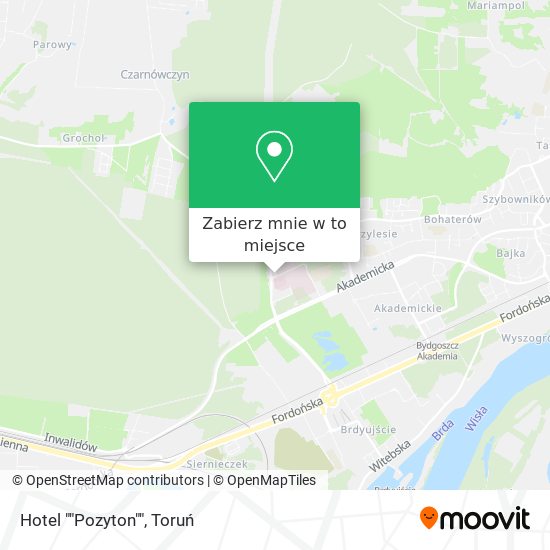 Mapa Hotel ""Pozyton""
