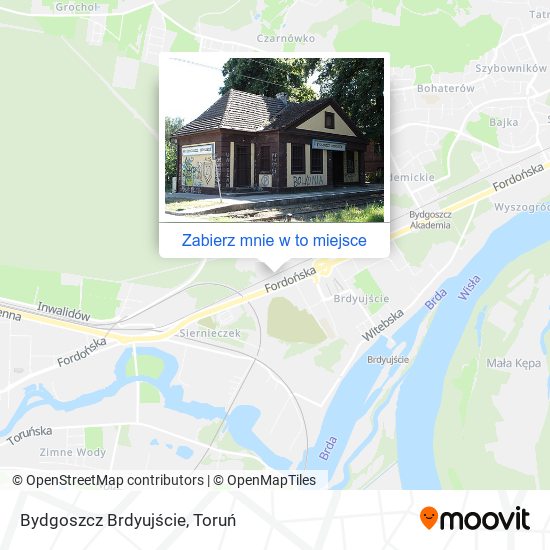 Mapa Bydgoszcz Brdyujście