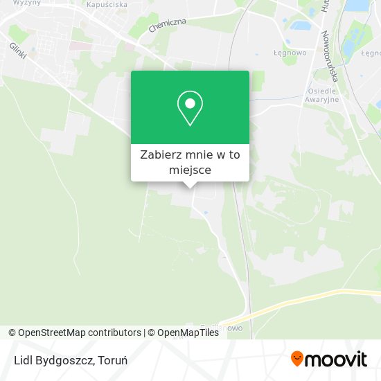 Mapa Lidl Bydgoszcz